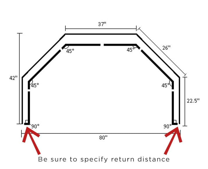 French Rod Bay Window Diagram