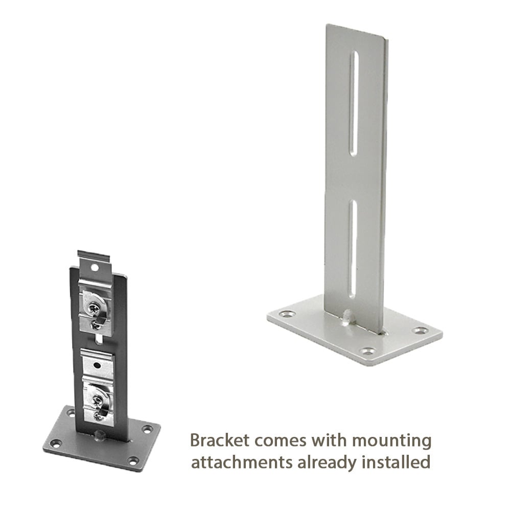 Dobule Center Wall Mount Bracket Diagram