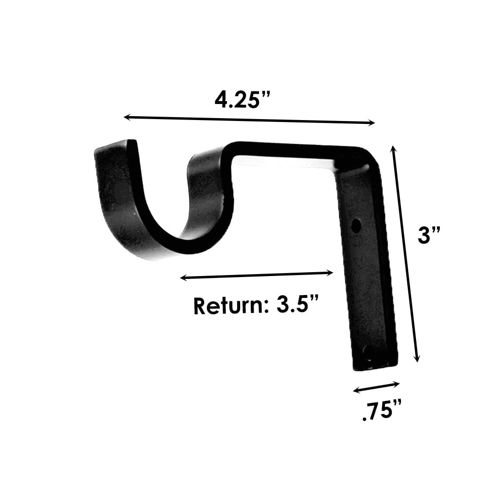 Sizing for 1-1/4" Support Bracket