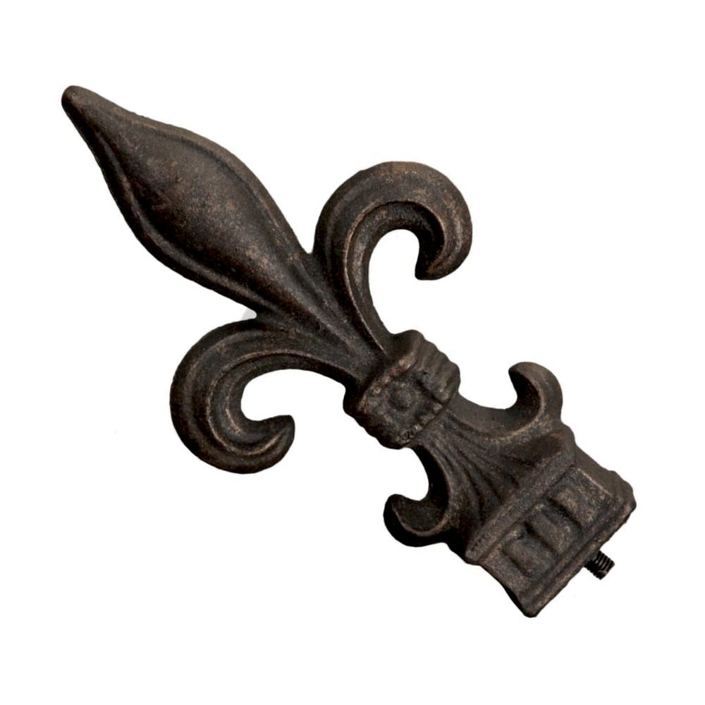 Metal Fleur Design  Finial