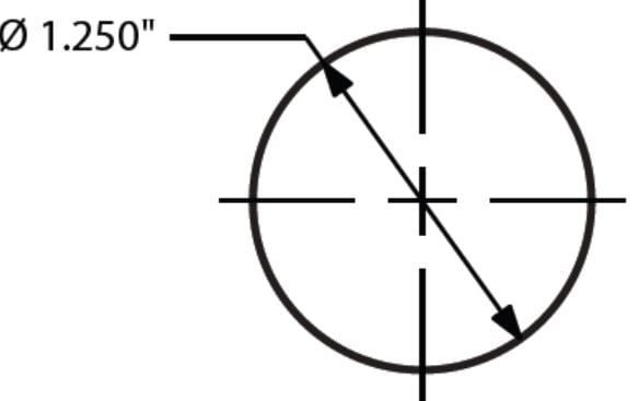 Sizing for Smooth Metal Drapery Rod - 8 Ft