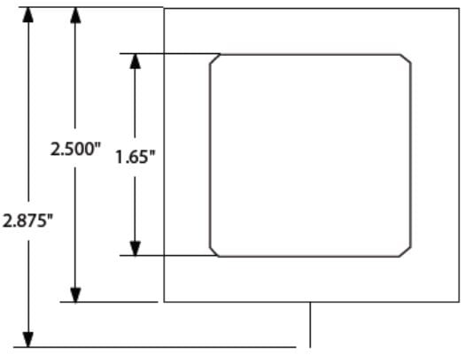 Sizing for Quad Drapery Rings: Set-7