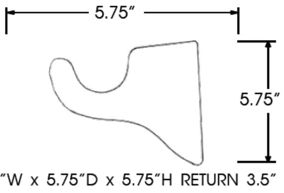 Sizing for Acanthus Leaf