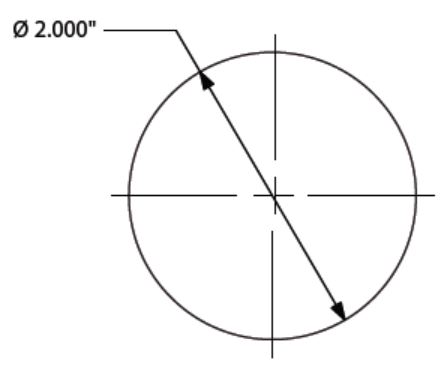 Sizing for Bamboo Design Rod - 4 Ft.