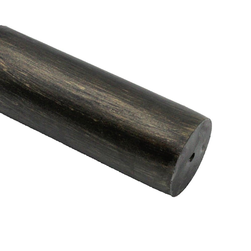 Wooden Rod: Smooth 6' - Bronze / Black