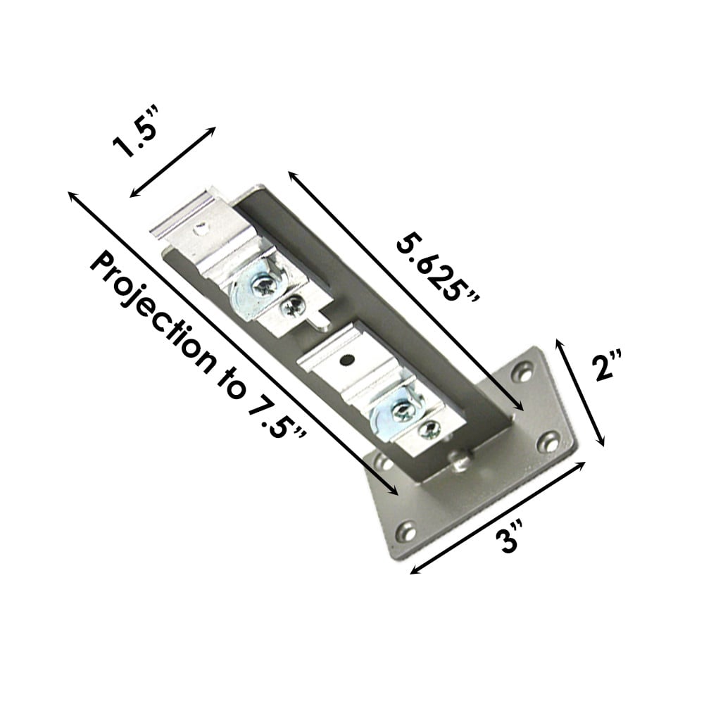 Sizing for Double Center Bracket For Traverse