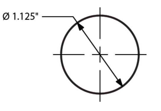 Sizing for Metal Rod - 4 Ft