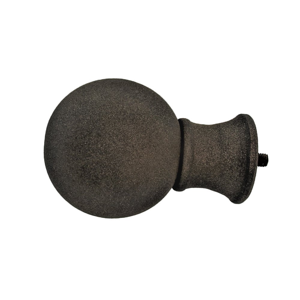 Ball Finial With Collar - Old World Bronze