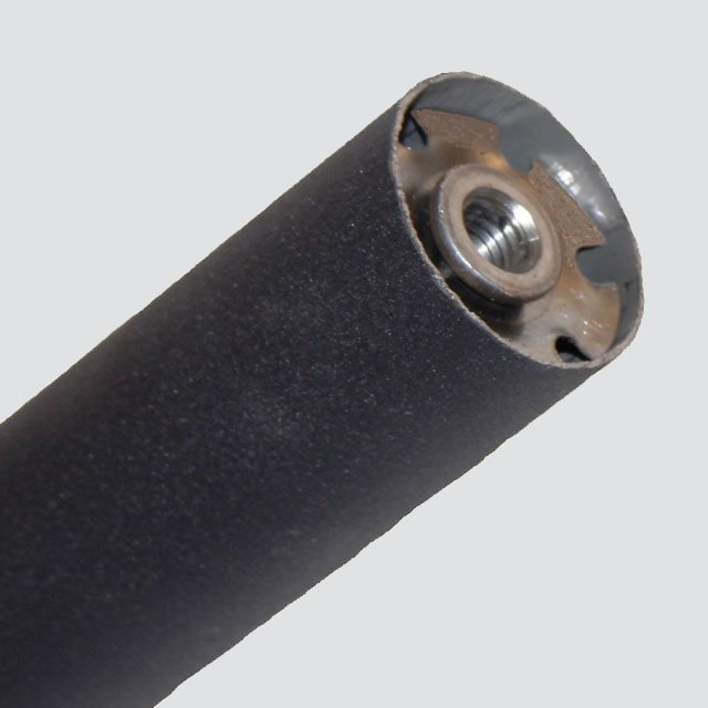 Powder coated outdoor curtain rod