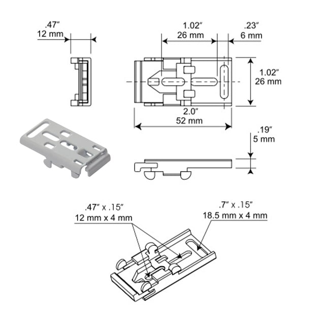 Ceiling Mount Diagram